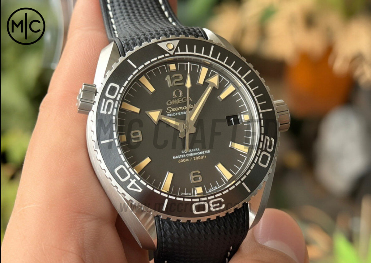 Planet Ocean 43.5mm SS Gray Bezel Gray Dial on Black Rubber Strap – Premium Edition