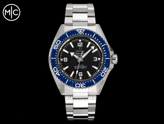 Planet Ocean 600M 42mm Blue Bezel on SS Bracelet – Premium Edition