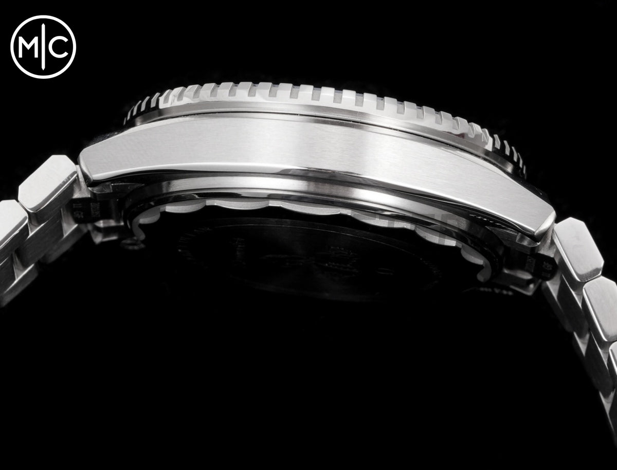 Planet Ocean 600M 42mm Blue Bezel on SS Bracelet – Premium Edition