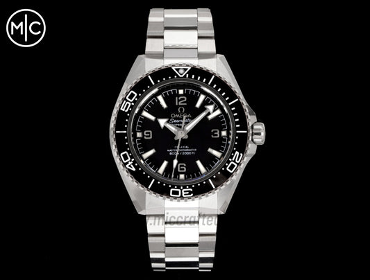 Planet Ocean 600M 42mm Black Bezel on SS Bracelet – Premium Edition