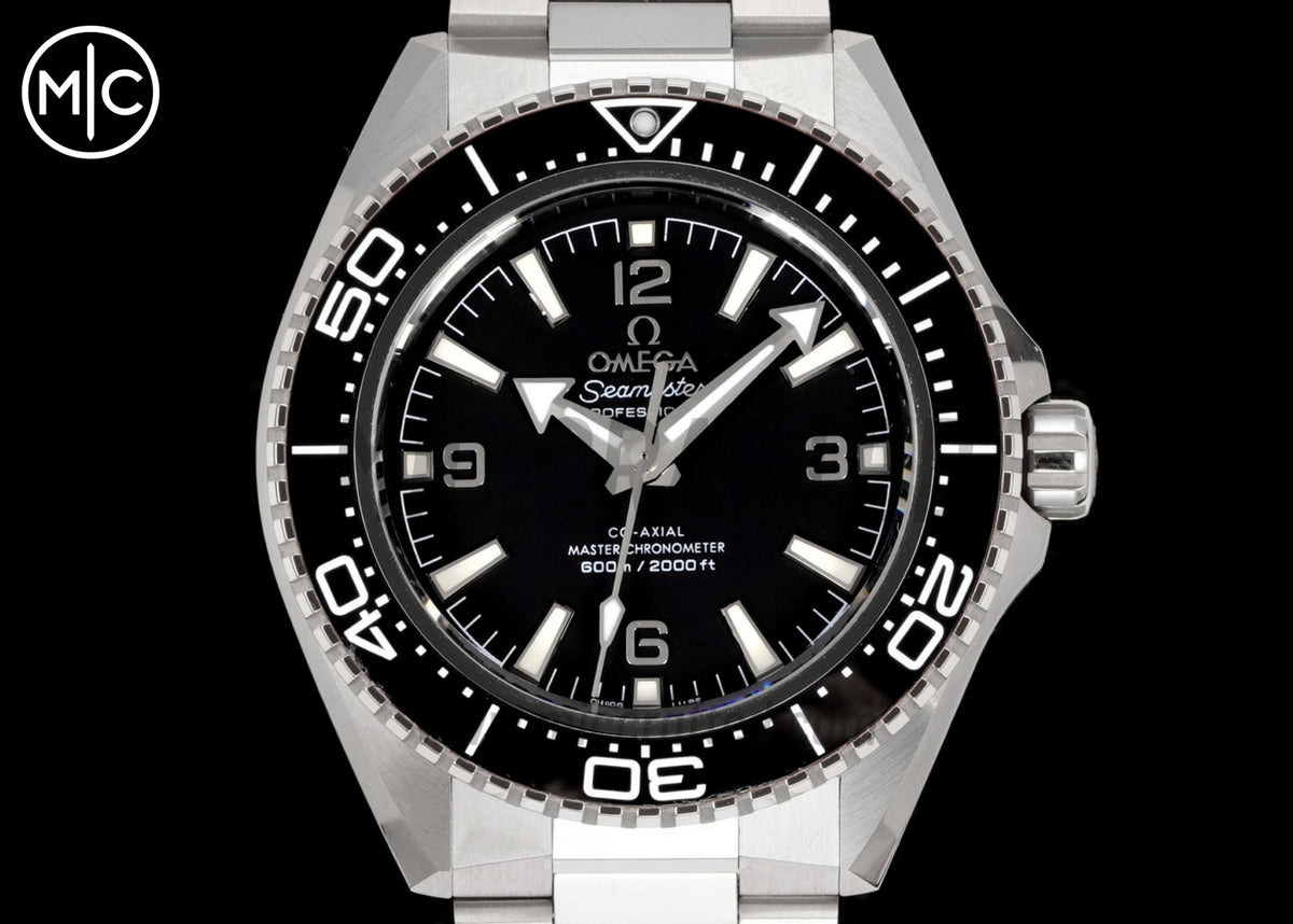 Planet Ocean 600M 42mm Black Bezel on SS Bracelet – Premium Edition