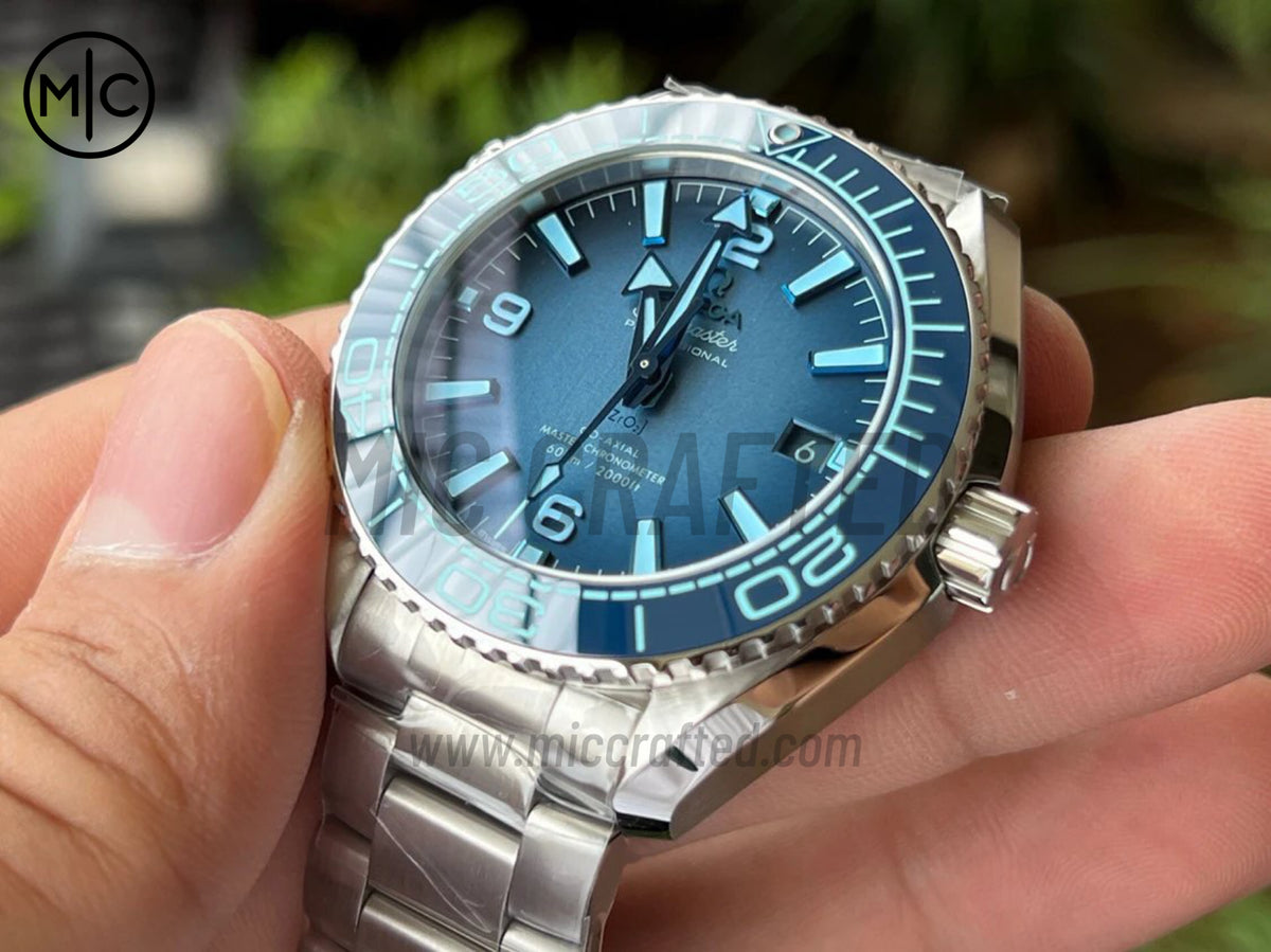 Planet Ocean 39.5mm Summer Blue Dial on SS Bracelet – Premium Edition