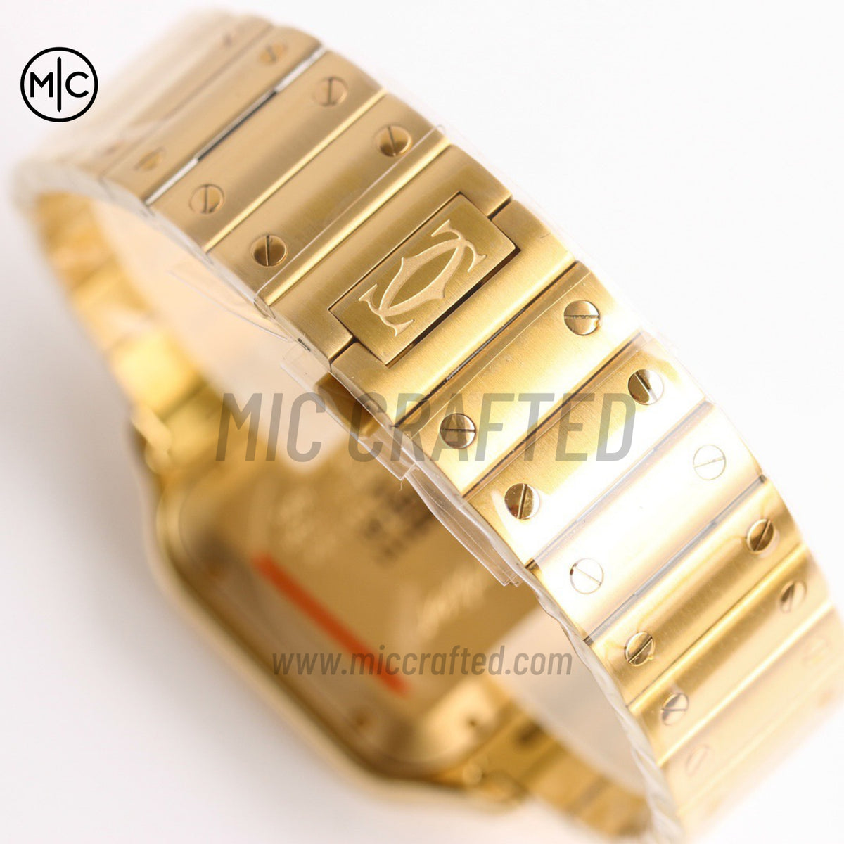 Santos De Cartier 40mm 白色錶盤配 YG SmartLinks 錶鏈 - 尊享版