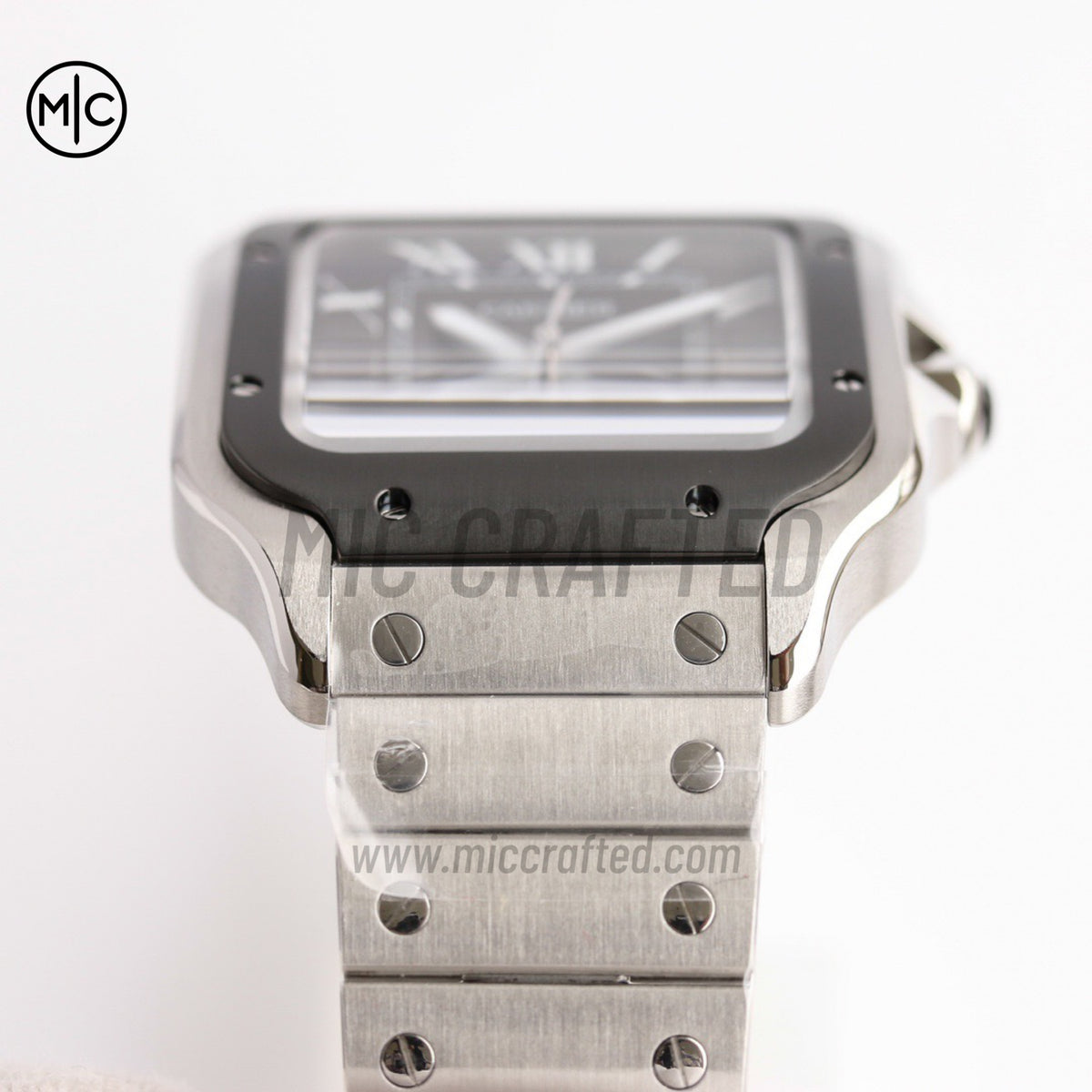 Santos De Cartier 40mm 灰色錶盤配 SmartLinks 錶鏈 - 尊享版