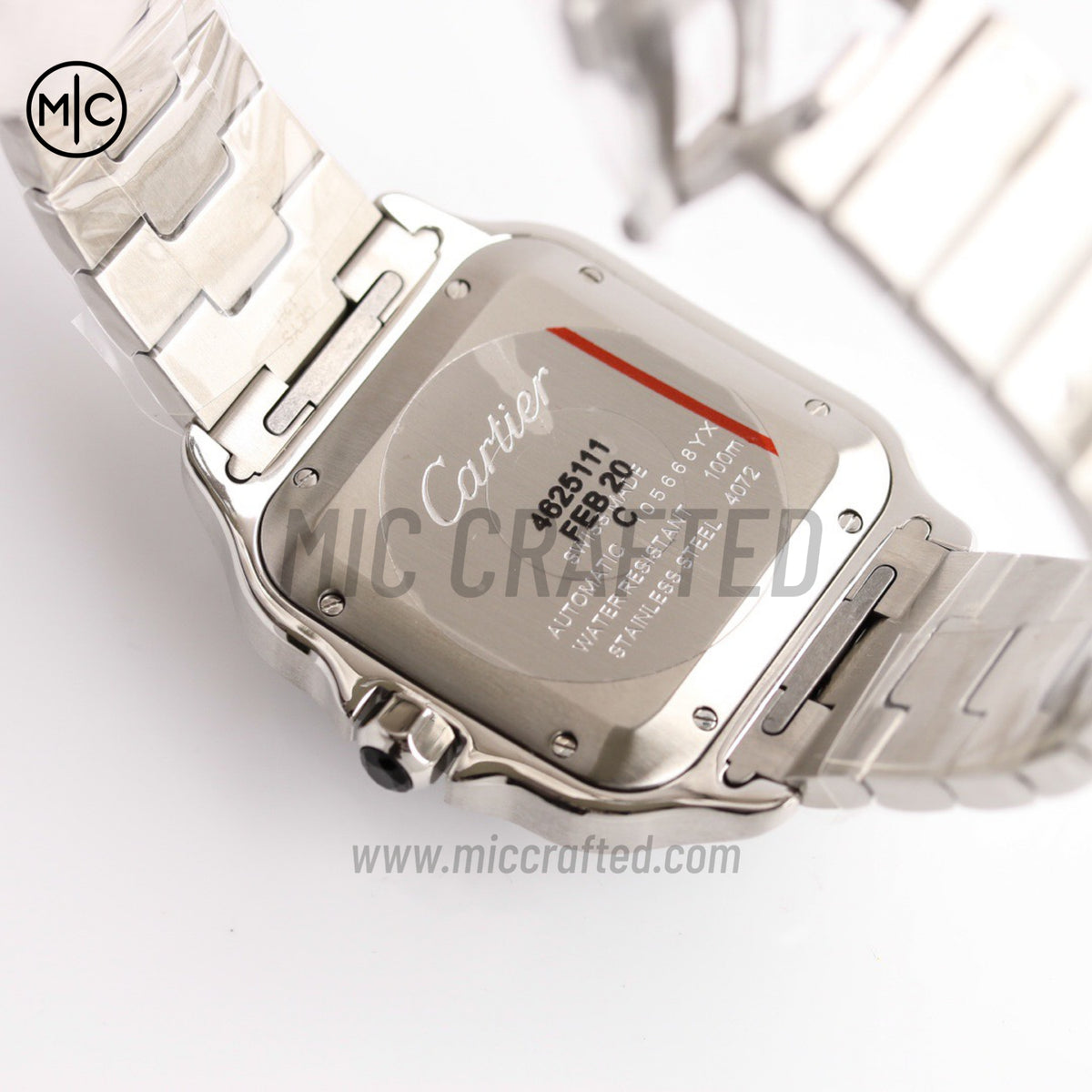 Santos De Cartier 40mm 灰色錶盤配 SmartLinks 錶鏈 - 尊享版