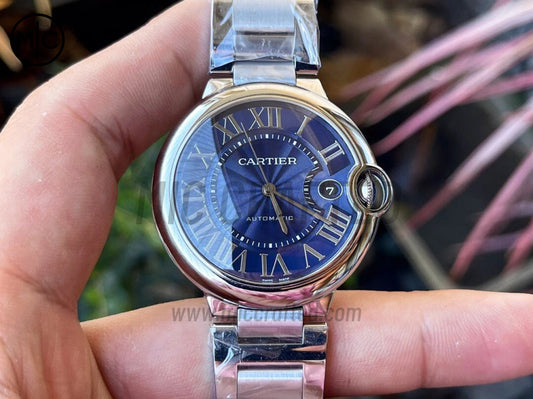 Ballon Bleu 40mm SS Blue Texture Dial on SS Bracelet – Premium Edition
