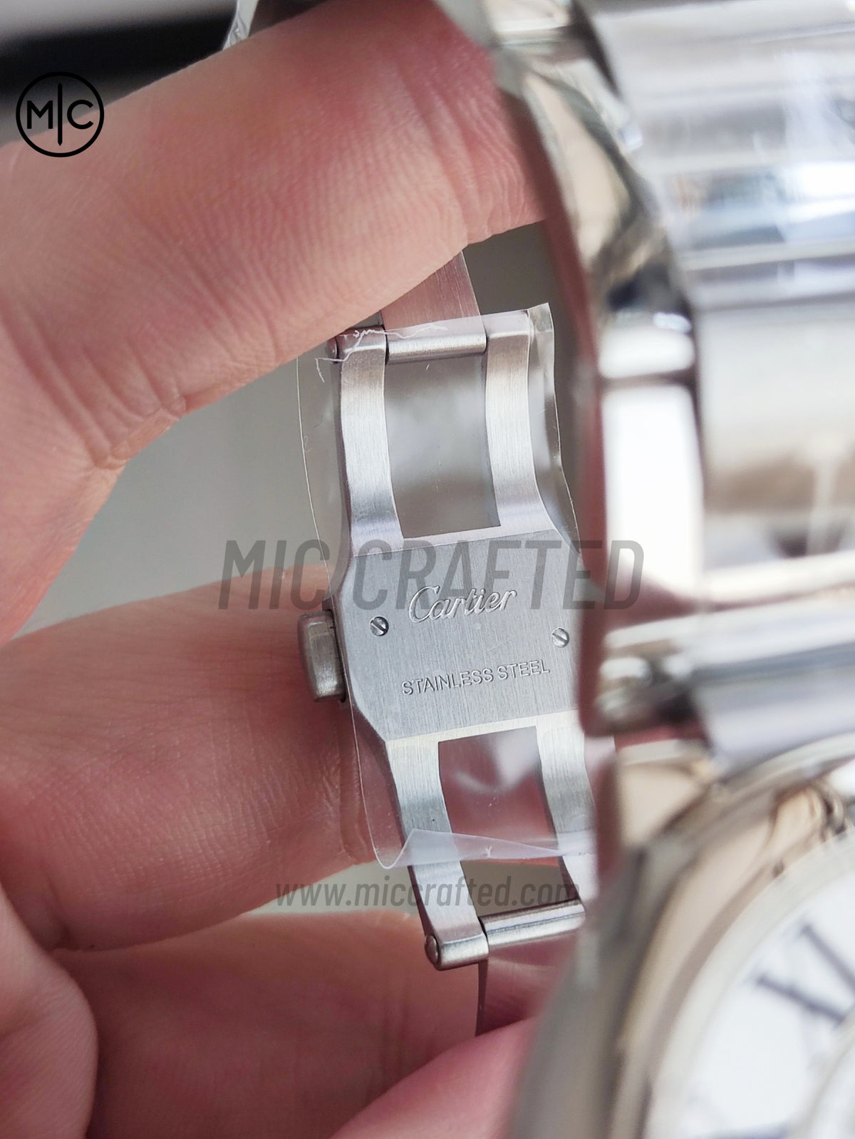 Ballon Bleu 42mm 不鏽鋼白色紋理錶面,搭配不鏽鋼錶鏈 - 尊貴版