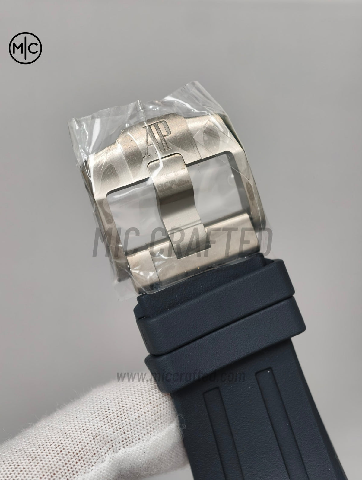 Royal Oak Offshore 43mm 26420ti Titanium Blue Dial on Blue Rubber Strap – Premium Edition