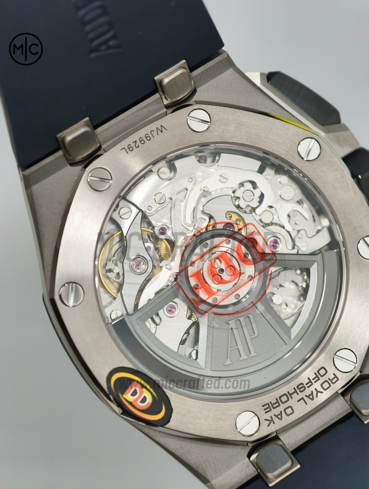 Royal Oak Offshore 43mm 26420ti Titanium Blue Dial on Blue Rubber Strap – Premium Edition