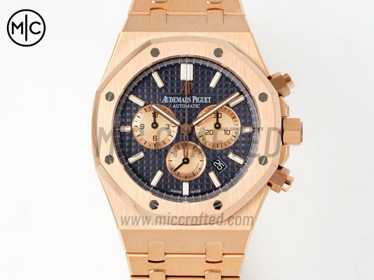 Royal Oak Chrono 41mm 26331 RG Blue/RG Dial on RG Bracelet – Premium Edition