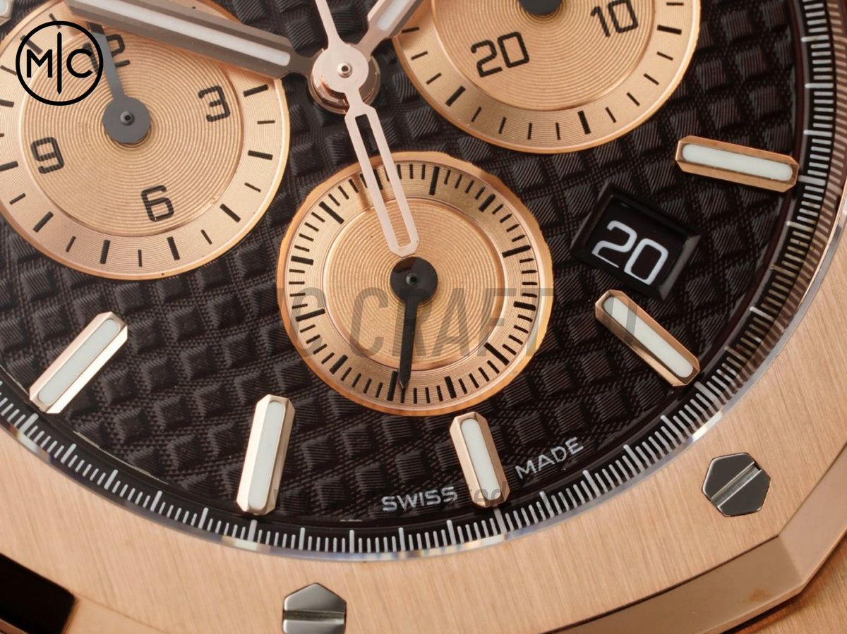 Royal Oak Chrono 41mm 26331 RG Brown/RG Dial on RG Bracele – Premium Edition