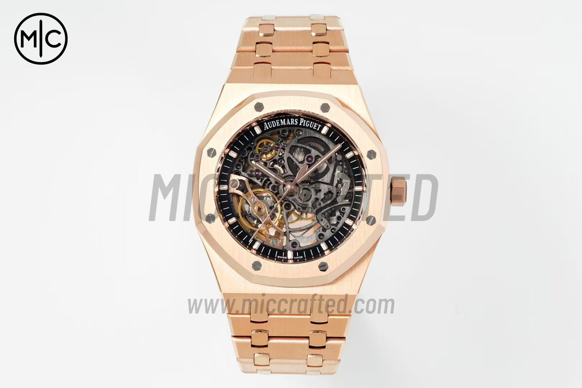 Royal Oak 41mm Openworked 15407 RG on RG Bracelet – Premium Edition