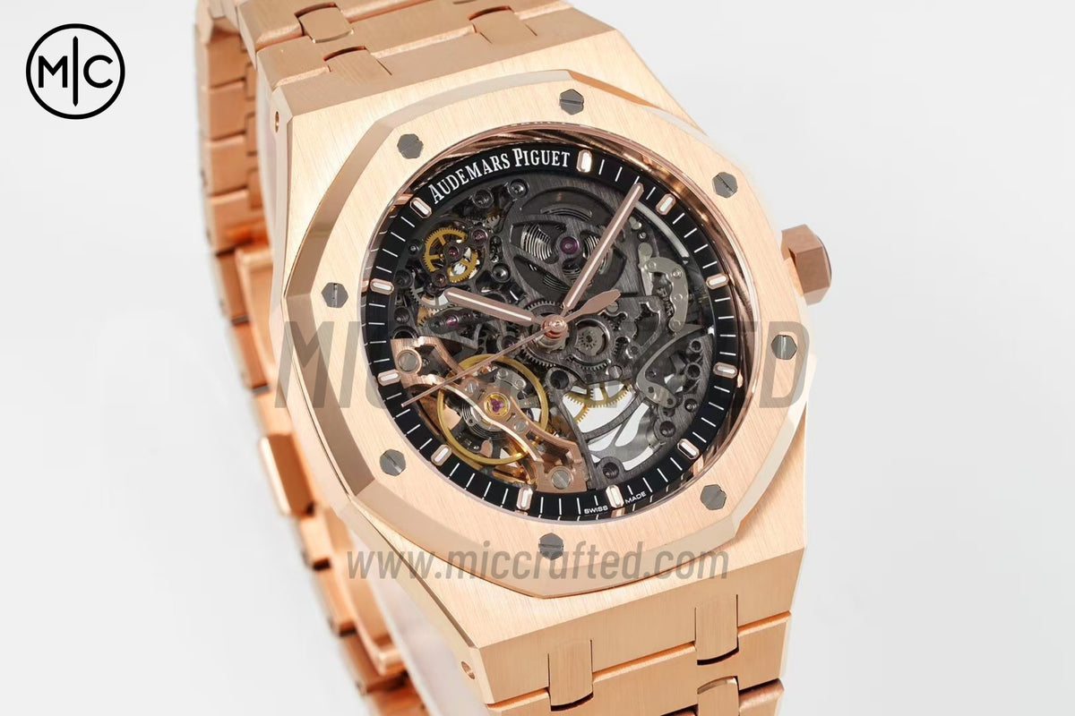 Royal Oak 41mm Openworked 15407 RG on RG Bracelet – Premium Edition