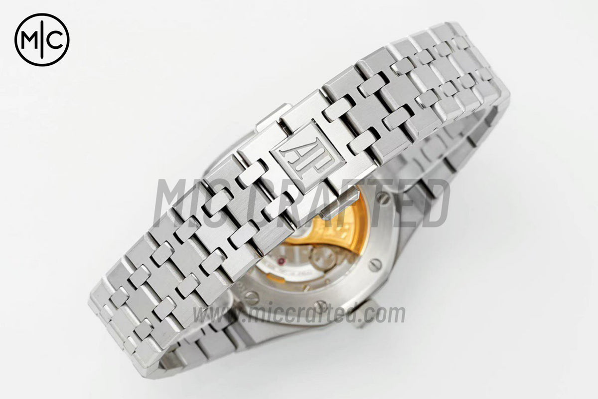 Royal Oak 37mm 15450 SS Gray Textured Dial on SS Bracelet – Premium Edition