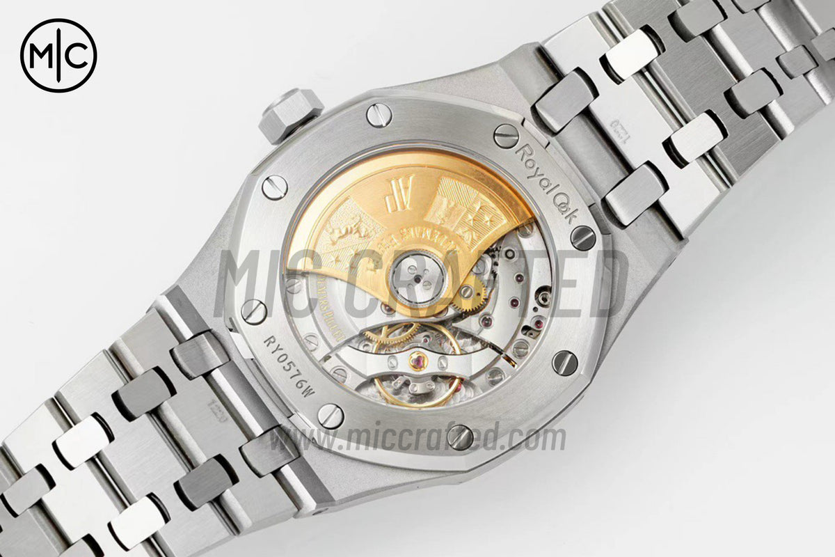 Royal Oak 37mm 15450 SS Gray Textured Dial on SS Bracelet – Premium Edition