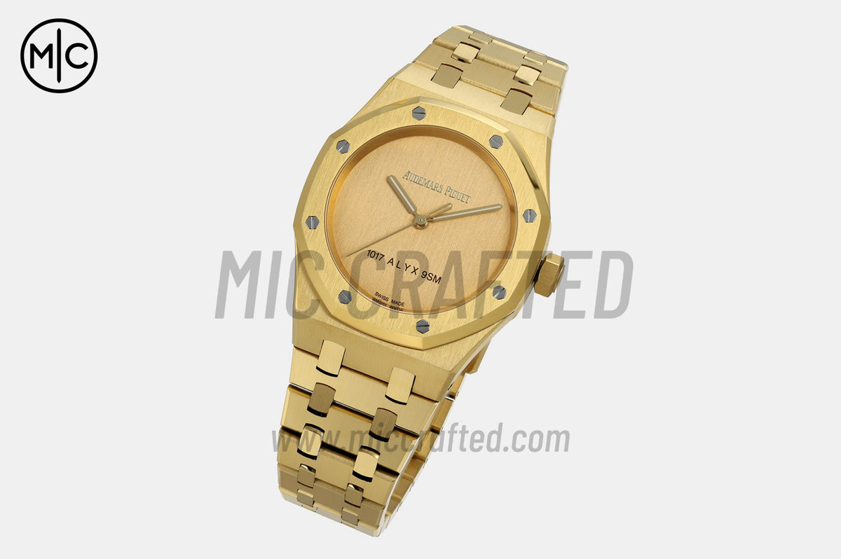 Royal Oak 37mm 15550 YG 金色錶盤配 YG 錶鏈 - 尊貴版