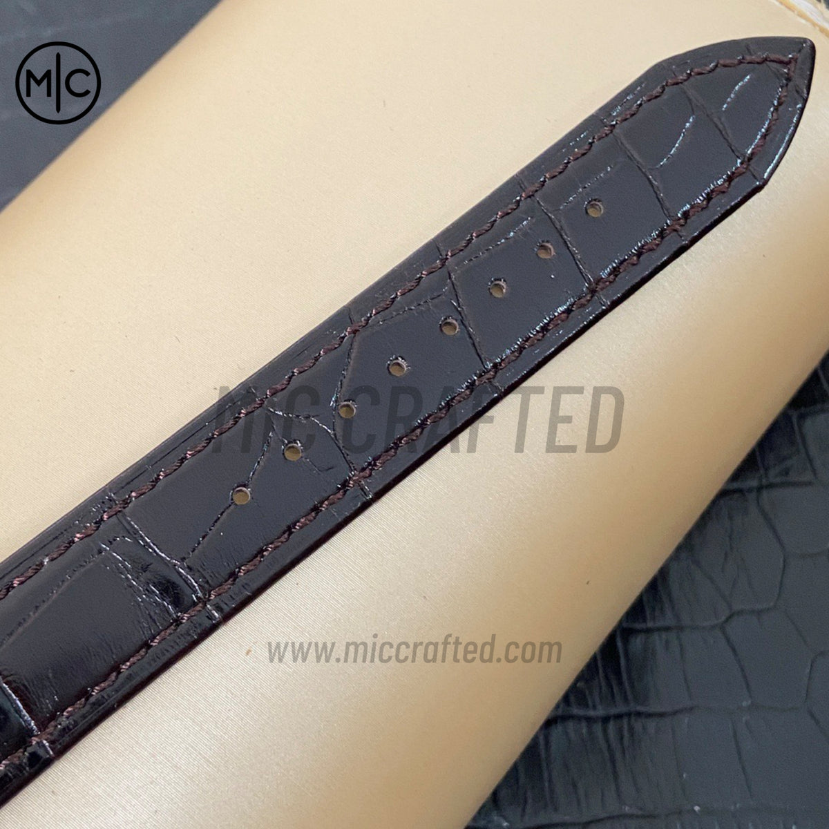 Cellini 50535 39mm Moonphase RG White Dial on Brown Leather Strap – Premium Edition
