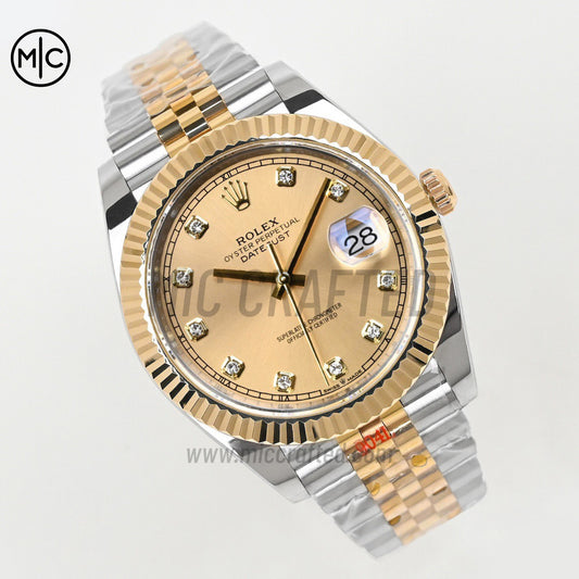 DateJust 41 126333 SS/YG YG Diamonds Dial on Jubilee Bracelet – Premium Edition