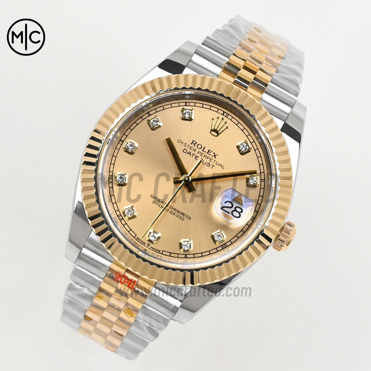 DateJust 41 126333 SS/YG YG Diamonds Dial on Jubilee Bracelet – Premium Edition