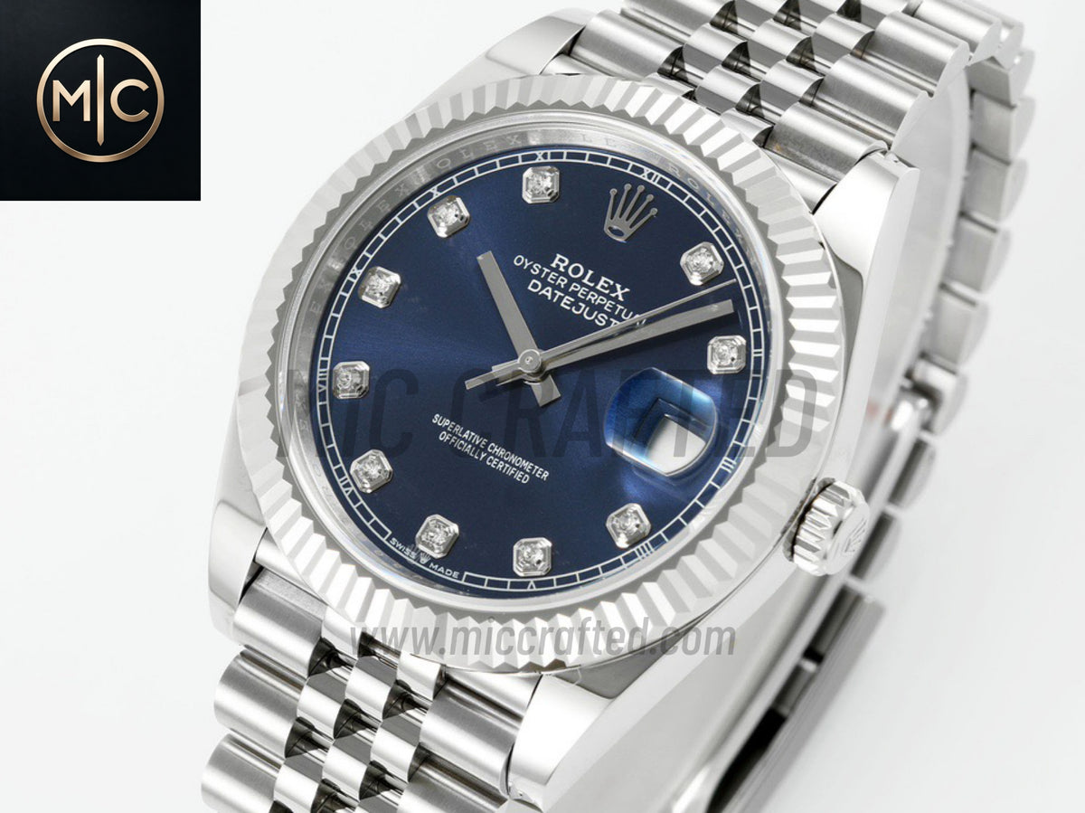DateJust 41mm 126334 Blue Diamonds Dial on Jubilee Bracelet – Premium Edition