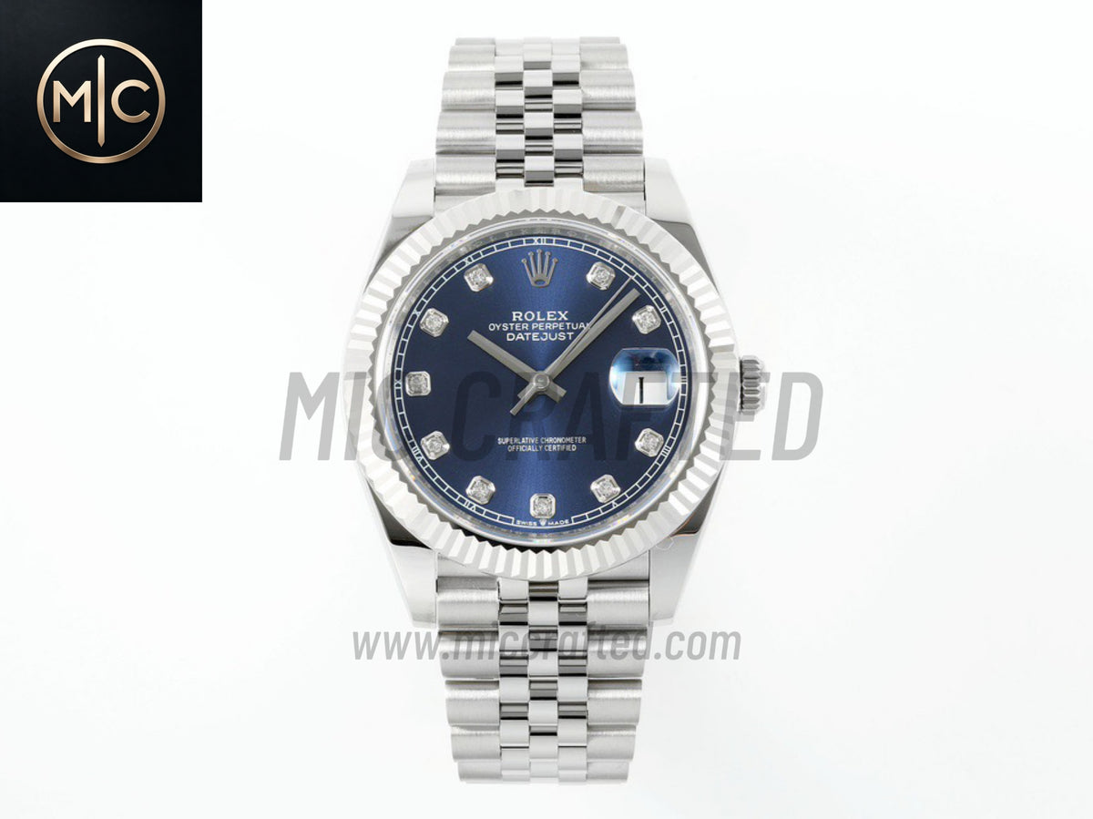 DateJust 41mm 126334 Blue Diamonds Dial on Jubilee Bracelet – Premium Edition
