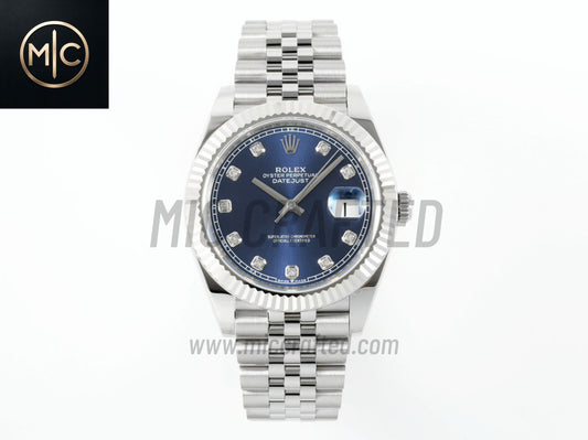 DateJust 41mm 126334 Blue Diamonds Dial on Jubilee Bracelet – Premium Edition
