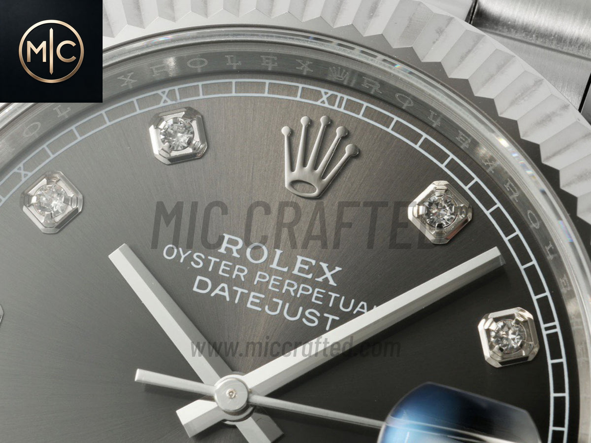 DateJust 41mm 126334 Gray Diamonds Dial on Jubilee Bracelet – Premium Edition