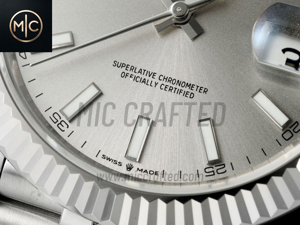 DateJust 41mm 126334 Silver Stick Dial on Jubilee Bracelet – Premium Edition