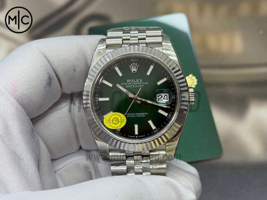DateJust 41 126334 綠色漸層錶盤配 Jubilee 錶帶 - 高級版