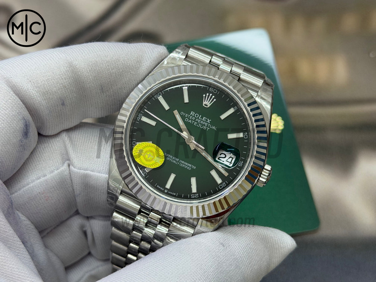 DateJust 41 126334 Green Ombre Dial on Jubilee Bracelet – Premium Edition