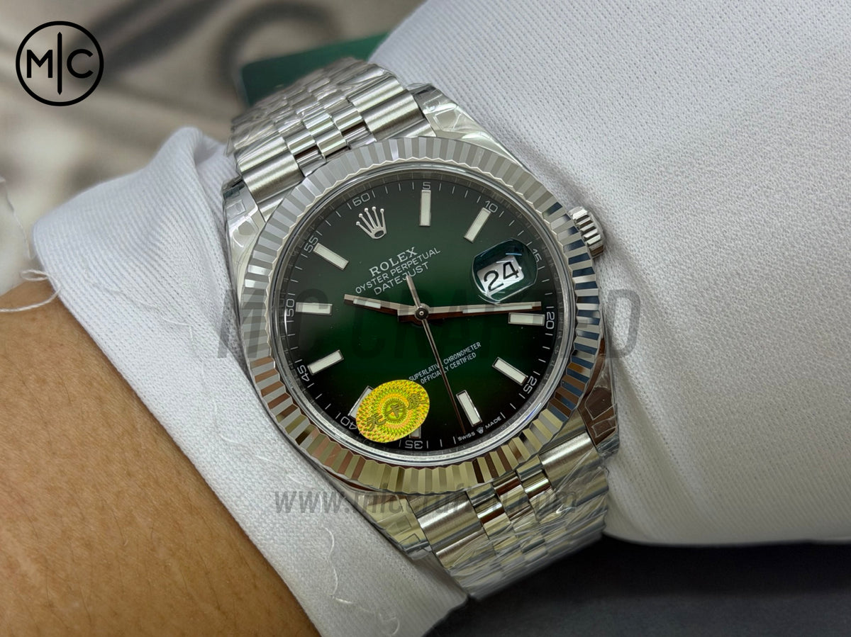 DateJust 41 126334 Green Ombre Dial on Jubilee Bracelet – Premium Edition