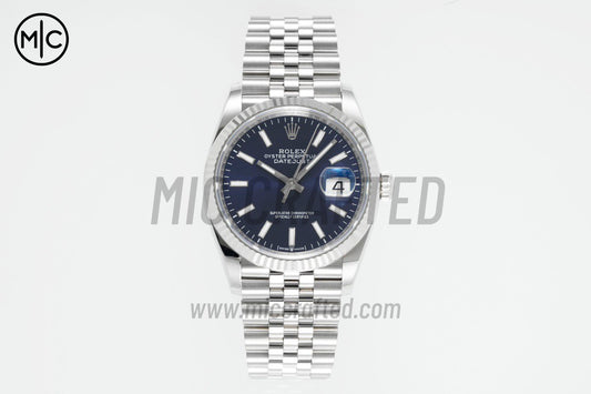 DateJust 36mm 126234 Blue Stick Dial on Jubilee Bracelet – Premium Edition