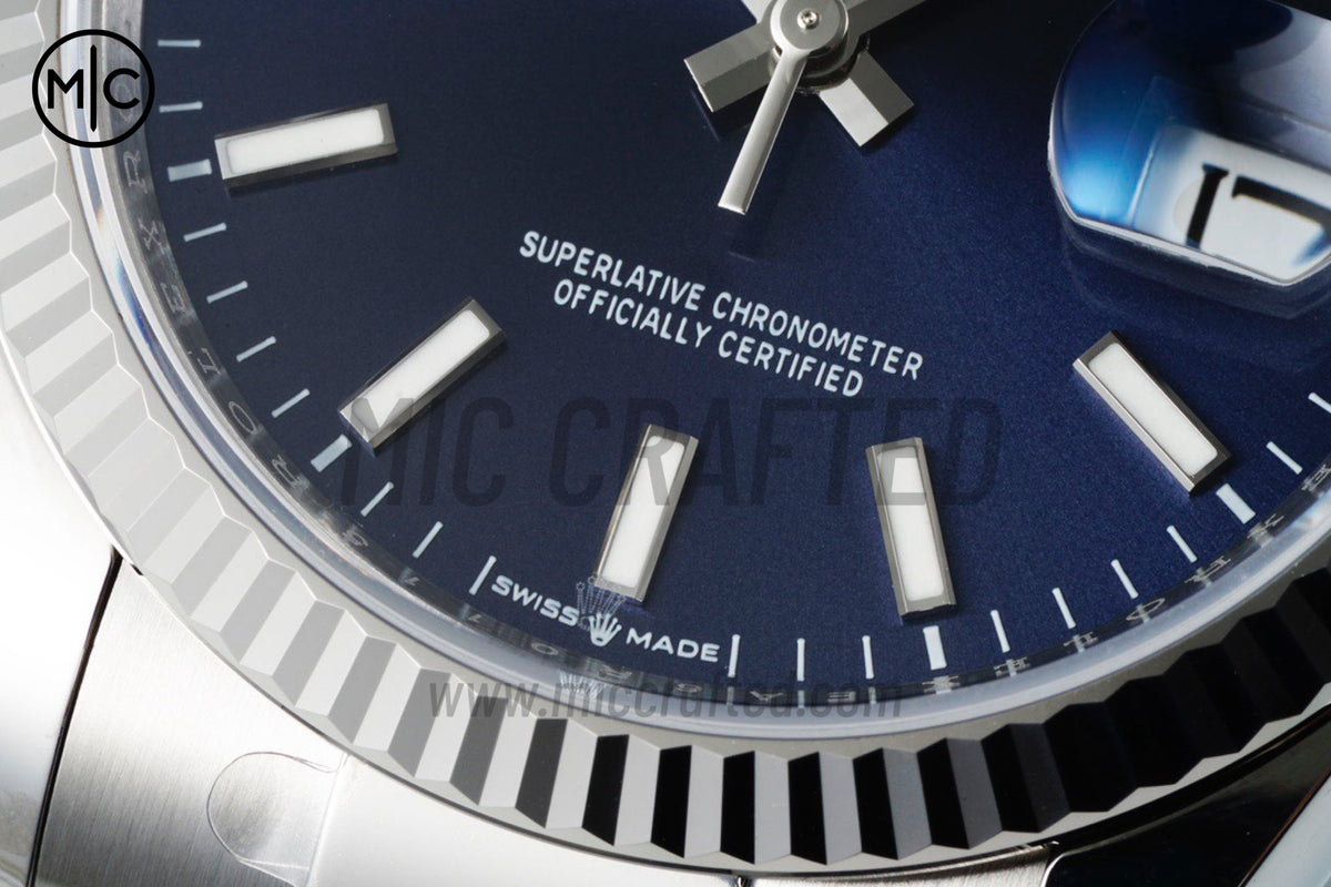 DateJust 36mm 126234 Blue Stick Dial on Jubilee Bracelet – Premium Edition
