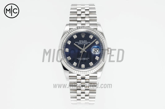 DateJust 36mm 126234 Blue Diamonds Dial on Jubilee Bracelet – Premium Edition