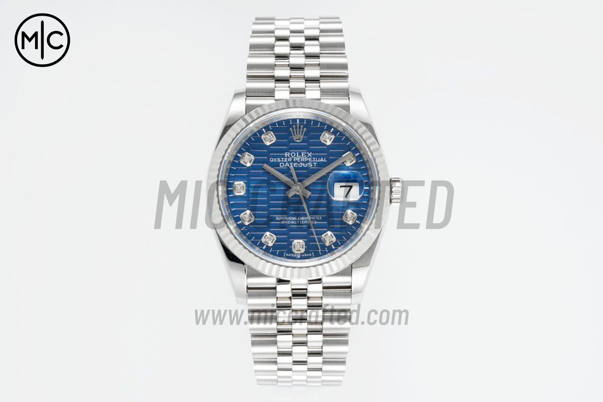 DateJust 36mm 126234 Blue Computer Diamonds Dial onJubilee Bracelet – Premium Edition