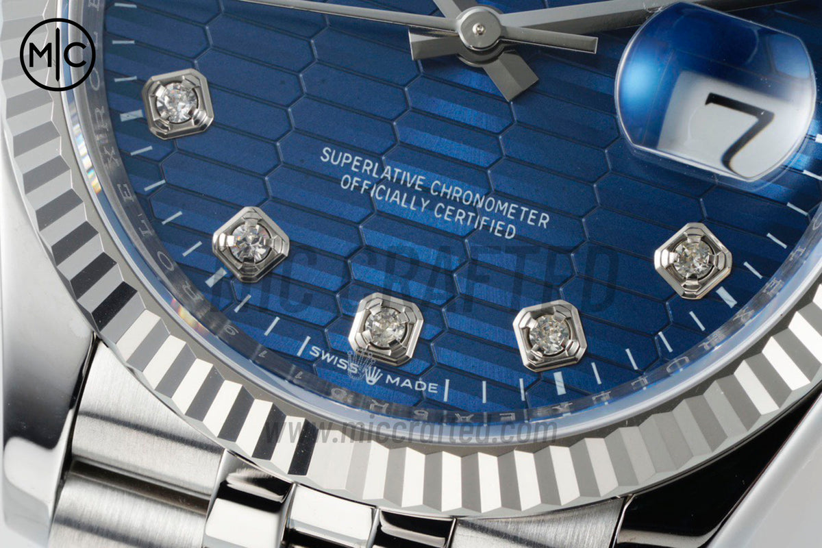 DateJust 36mm 126234 Blue Computer Diamonds Dial onJubilee Bracelet – Premium Edition
