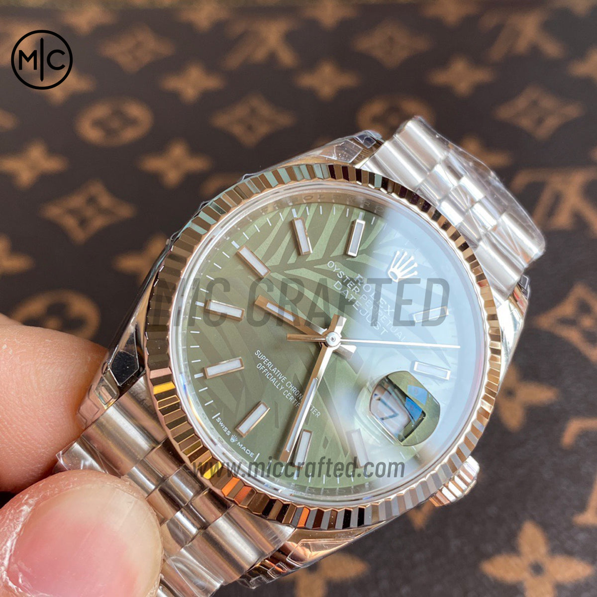 DateJust 36mm 126234 Green Leaves Stick Dial on Jubilee Bracelet – Premium Edition