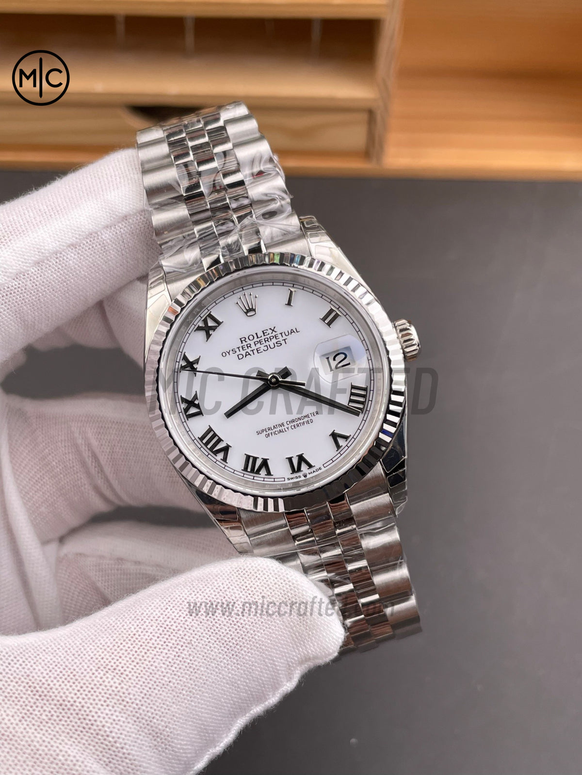 DateJust 36mm 126234 White Roman Dial on Jubilee Bracelet – Premium Edition