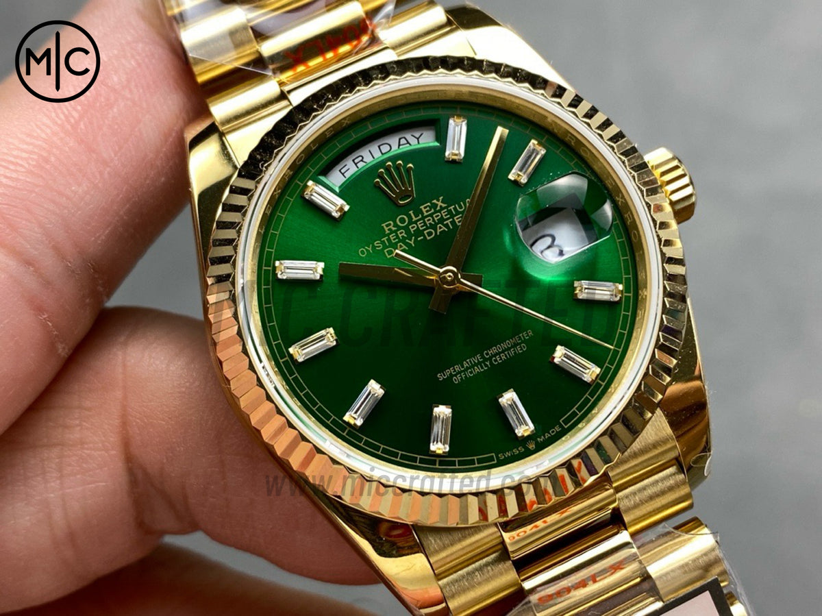 DayDate 36mm Green Dial 128238 – Premium Edition