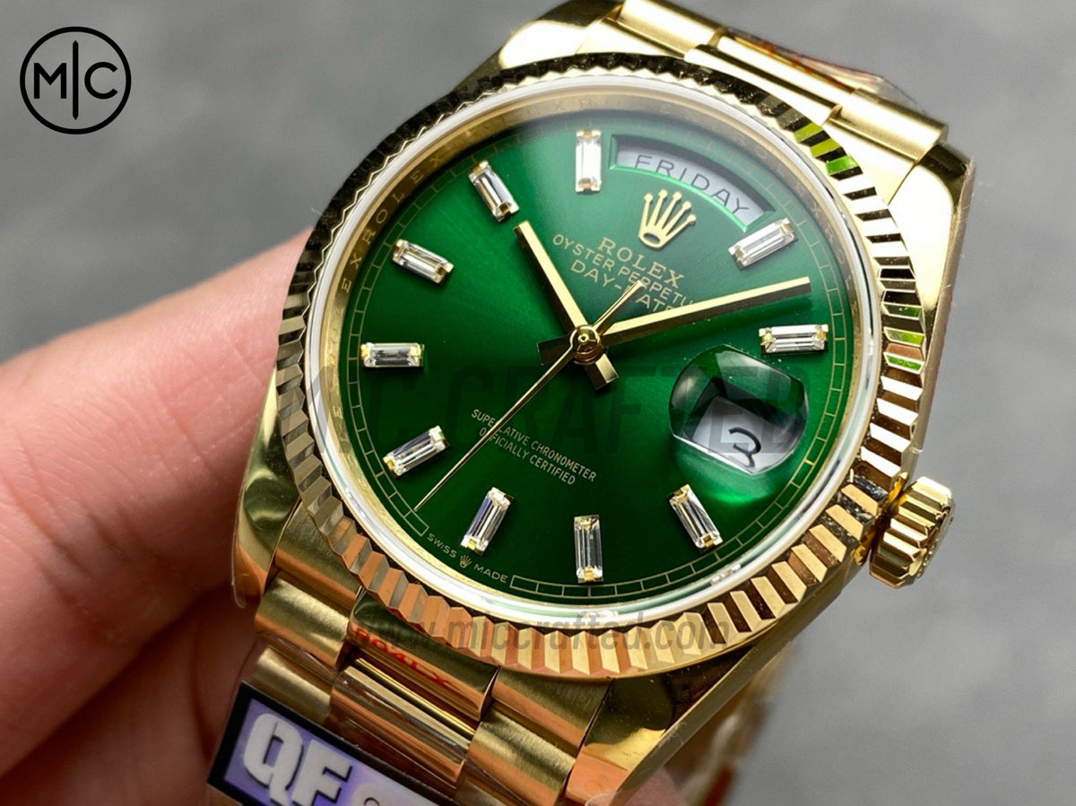 DayDate 36mm Green Dial 128238 – Premium Edition