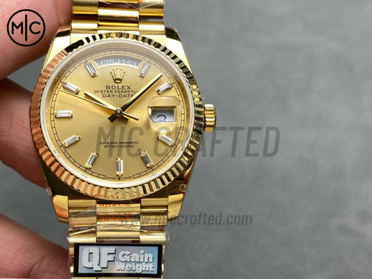 DayDate 36mm Yellow Dial 128238 – Premium Edition