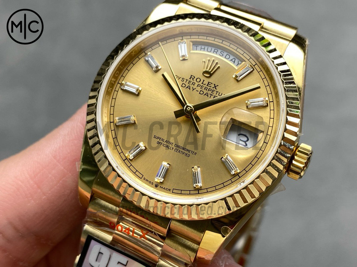 DayDate 36mm Yellow Dial 128238 – Premium Edition