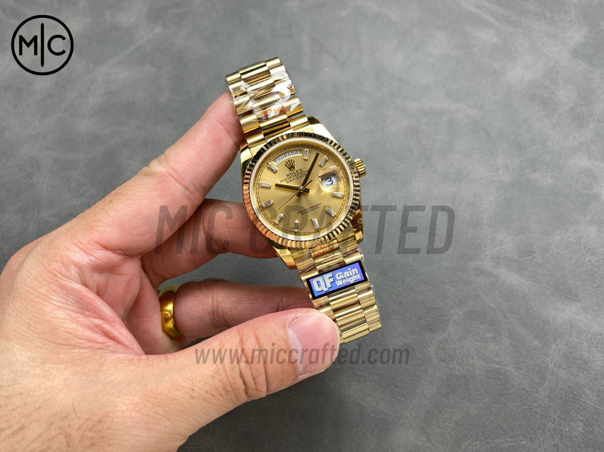 DayDate 36mm Yellow Dial 128238 – Premium Edition