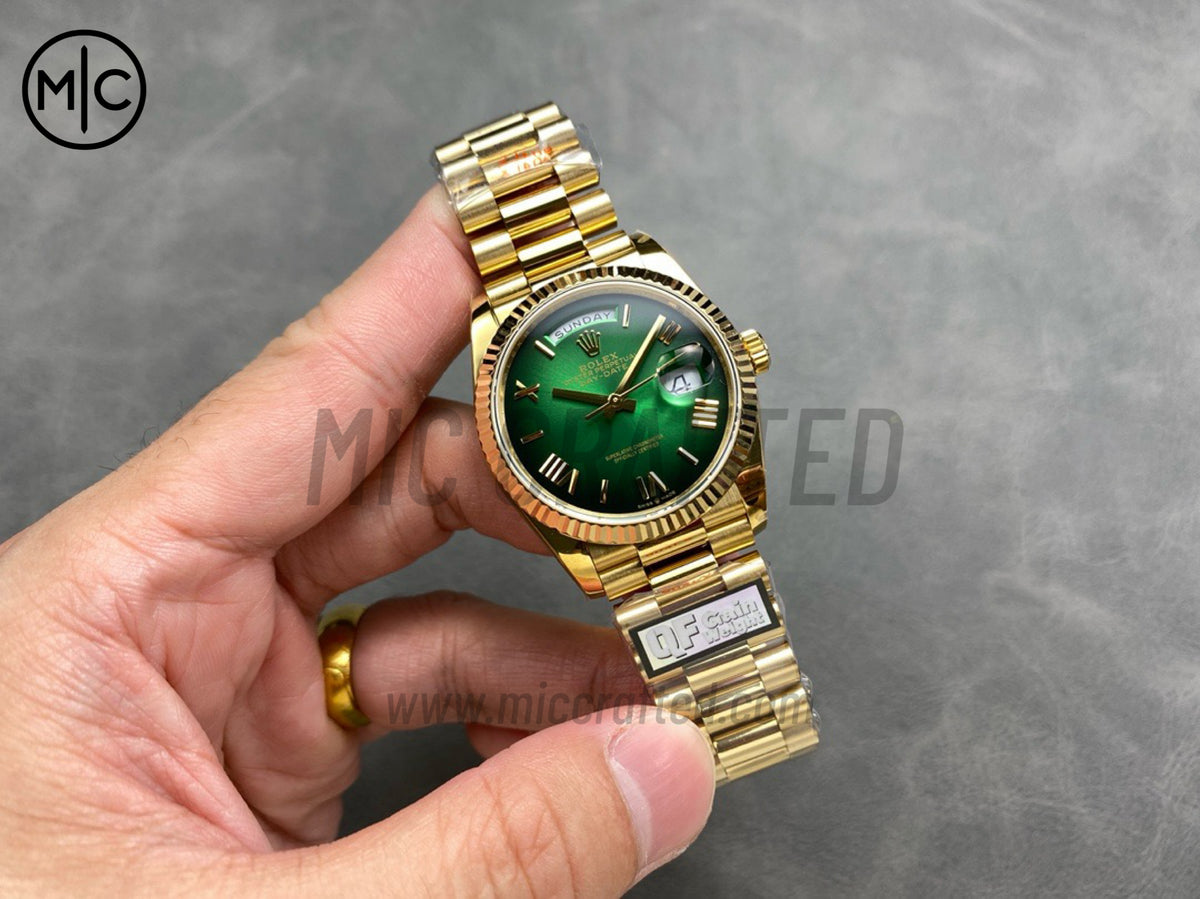 DayDate 36mm Green Gradient Dial 128238 – Premium Edition