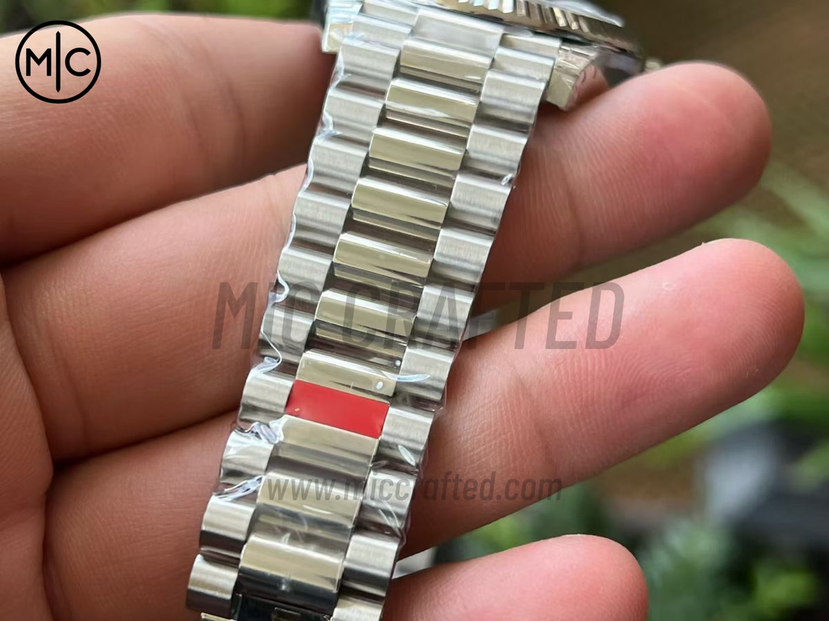 DayDate 40mm 228236 灰色棒狀刻度錶盤配 President 錶鏈 - 尊貴版