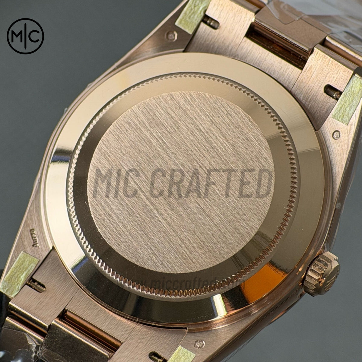 DayDate 40mm 228235 Gray Ombre Roman Dial on President Bracelet – Premium Edition