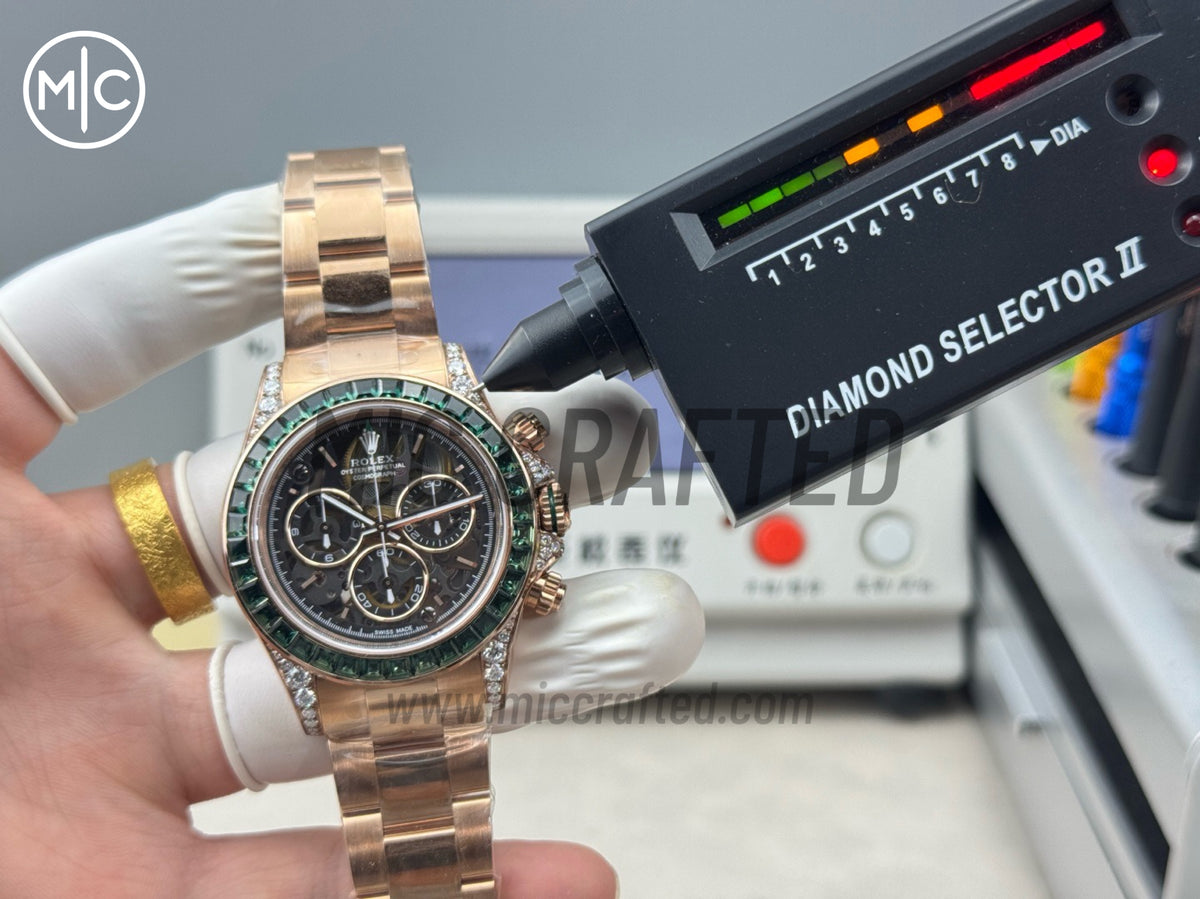 Daytona Emerald Skeleton Dial 40mm – Handcrafted Version