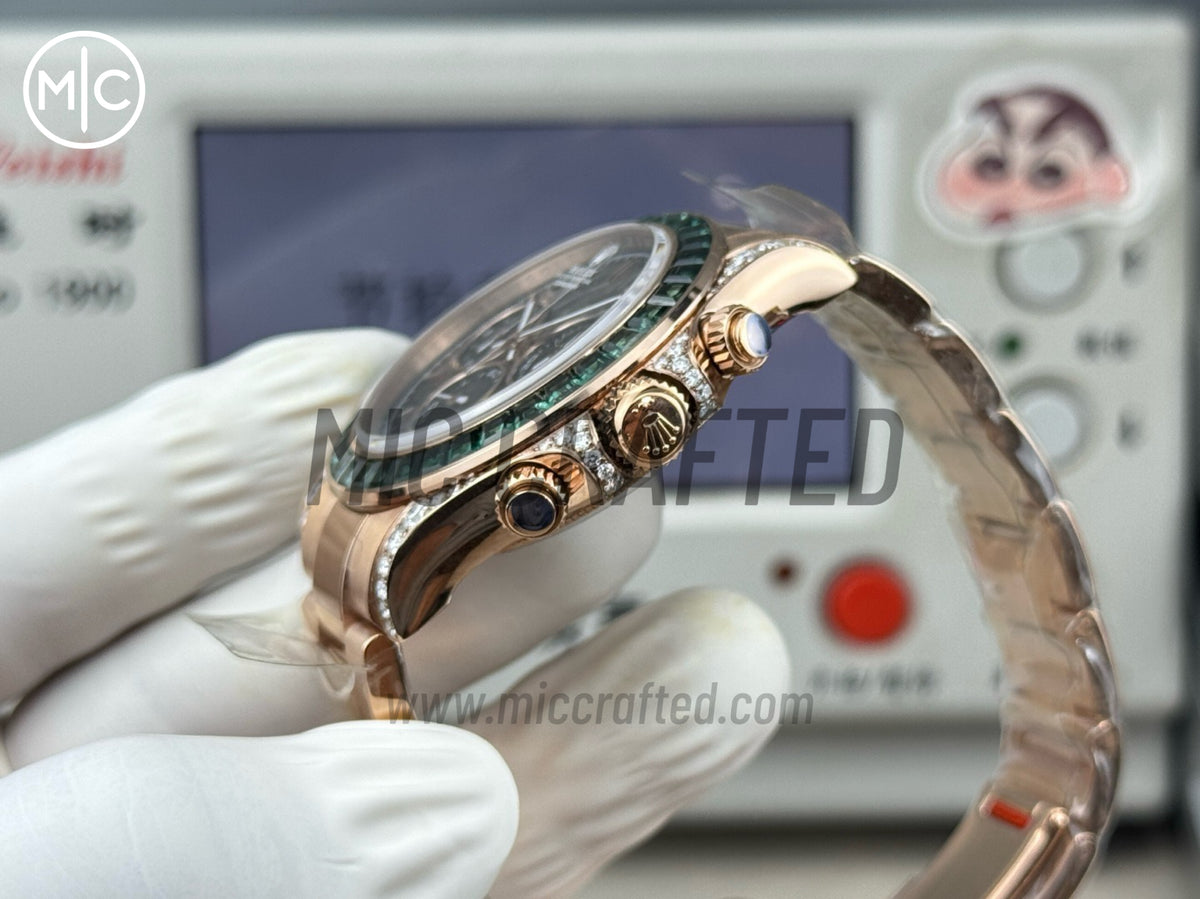 Daytona Emerald Skeleton Dial 40mm – Handcrafted Version