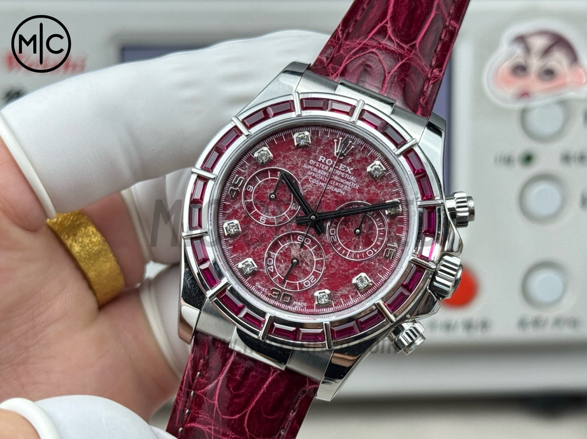 Daytona 116589「紅石榴」VIP 隱藏版 40mm - 手工製作版