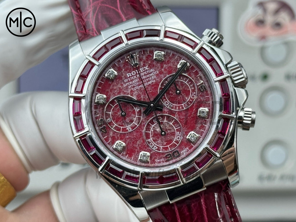 Daytona 116589「紅石榴」VIP 隱藏版 40mm - 手工製作版